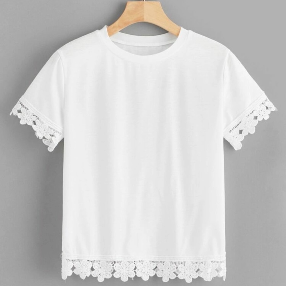 White trim women's tshirt